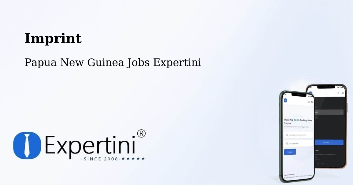 Imprint – Gumine - Papua New Guinea Jobs Expertini